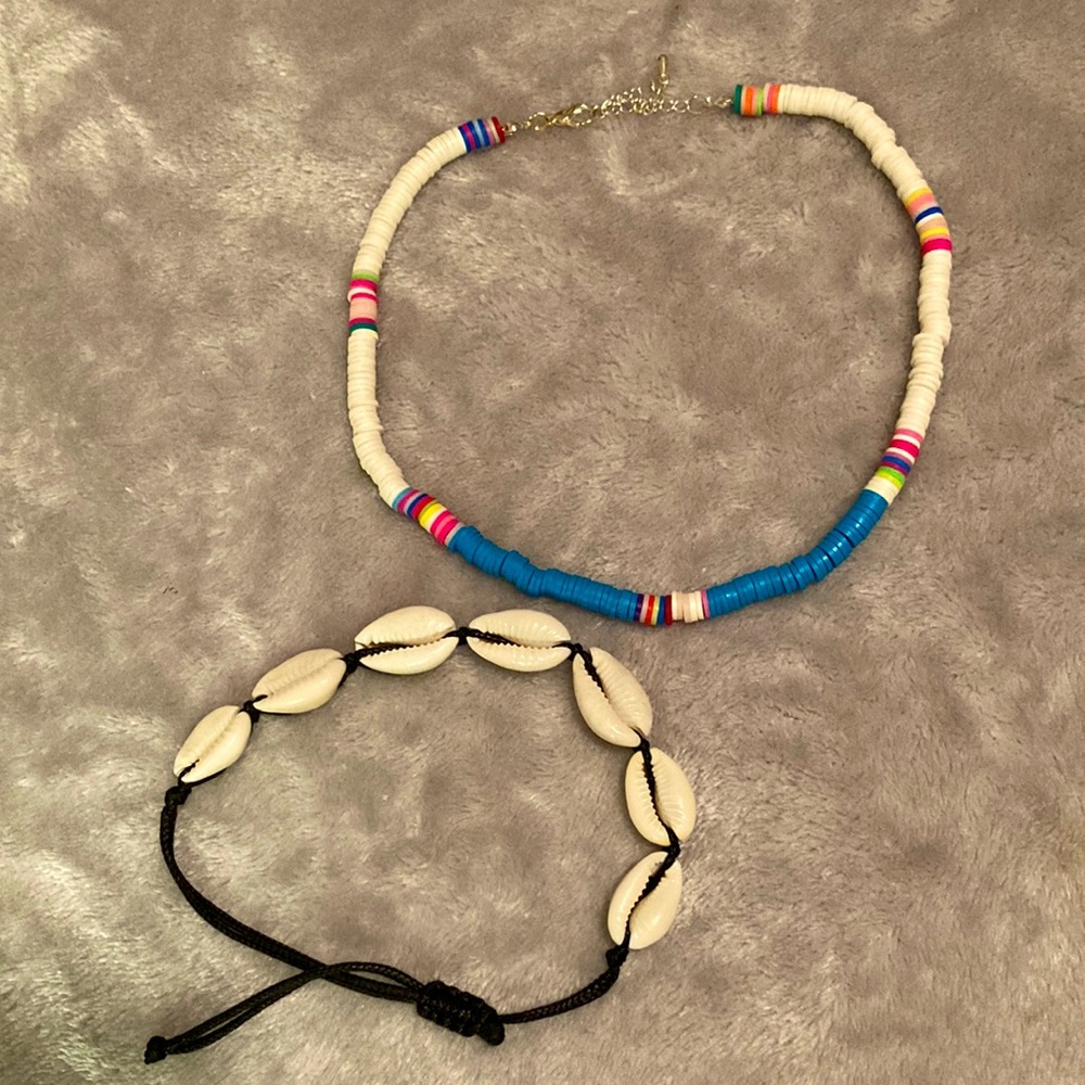 Necklace and she’ll bracelet